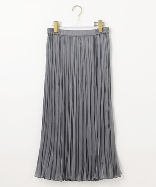 ANY SIS 【洗える】オーロラプリーツ スカート シルバーグレー