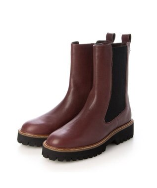 ing <ing>【軽量】タンクソールサイドゴアブーツ ワイン