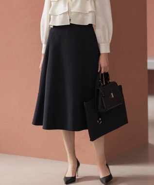 組曲 【KUMIKYOKU NAVY】コンフォータブルドレープ フレアスカート