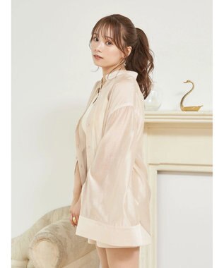 earth music&ecology マルチウェイシアーシャツ Light Beige