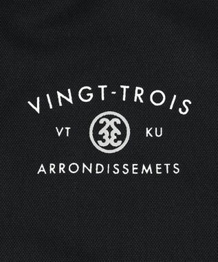 23区GOLF 【WOMEN】遮熱エイトムーブポロ　フレンチスリーブ ブラック系