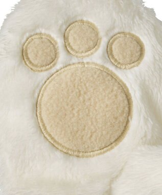 MIKI HOUSE HOT BISCUITS 【ミキハウス】【0-2歳】 マイクロファー ミトン 白×黄