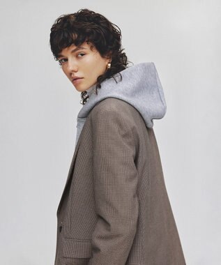 UNFILO 【新色登場/WEB限定】BEAUTY FORM JERSEY ZIPパーカー グレー