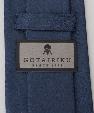 GOTAIRIKU GOTAIRIKU別注【MANTERO/マンテロ】ネクタイ_ペイズリー ネイビー系4