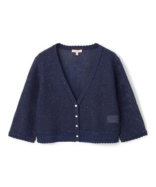 TOCCA SUMMER STARS CARDIGAN カーディガン ネイビー系