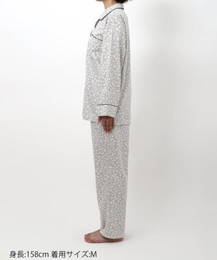 ワコール／睡眠科学 パジャマ 長袖 長ズボン 綿100%(本体) サテン 【睡眠科学×mintdesigns】 レディース YDX605 睡眠科学／ワコール アイボリー