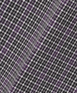 自由区 【洗える/撥水加工】TRギャバ チェック テーパードパンツ グレー系3