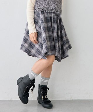 ANY KIDS イレヘム チェックガーリースカパン