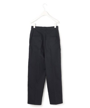 ICB 【洗える】 エコナイロンストレッチ ワイドストレートパンツ ネイビー