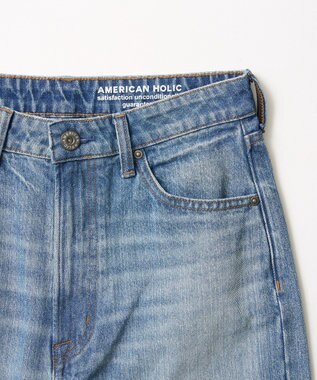 AMERICAN HOLIC ルーズストレートデニム One Wash