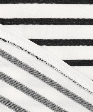 ANY テールＴシャツ オフ×ブラックボーダー