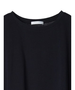 Green Parks 異素材脇切り替えドッキングプルオーバー Navy