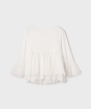 GRACE CONTINENTAL フレアカットトップ ホワイト