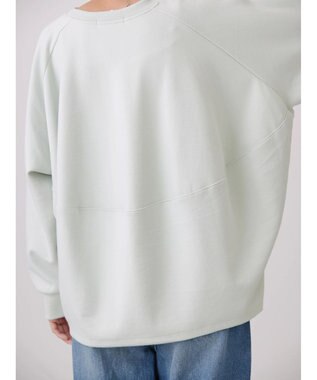 AMERICAN HOLIC ポンチバックドレープラグランプルオーバー Mint