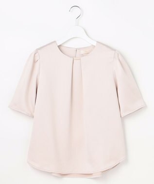 ANY SIS 【2WAY】サテン ブラウス ライトベージュ