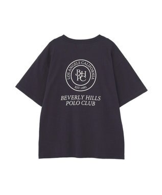 AMERICAN HOLIC 【BEVERLY HILLS POLO CLUB】バックプリントTシャツ Navy