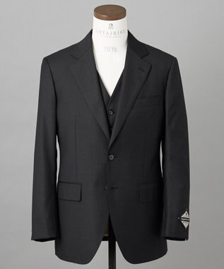 GOTAIRIKU シワになりにくい【御幸毛織/みゆきけおり】Superior160s  3ピーススーツ（グレー） グレー系