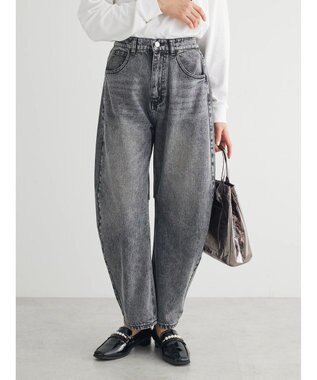 Green Parks ・ＥＬＥＮＣＡＲＥ　ＤＵＥ　デニムカーブパンツ Gray Mixture