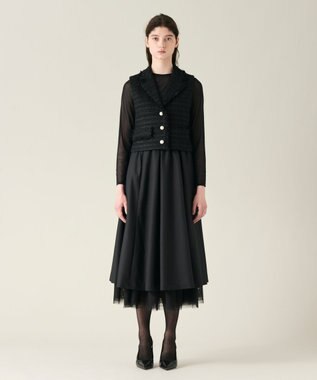 GRACE CONTINENTAL ツイル2WAY スカート ブラック