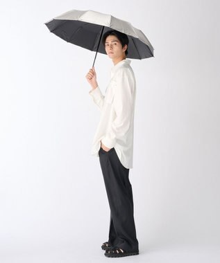 MOONBAT 【遮光100％/超軽量/耐久性】マジで軽い傘 晴雨兼用 折りたたみ日傘 マジカルテックプロテクション Tough 12 rib 55cm シルバー