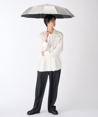 MOONBAT 【遮光100％/超軽量/耐久性】マジで軽い傘 晴雨兼用 折りたたみ日傘 マジカルテックプロテクション Tough 12 rib 55cm シルバー