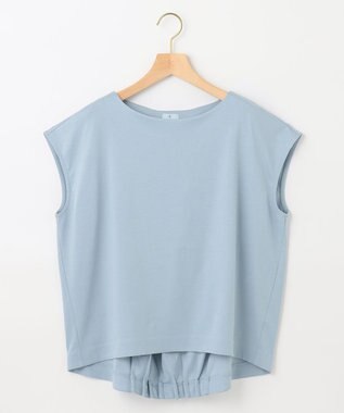  【WEB限定】シルケットポンチフレンチスリーブ カットソー