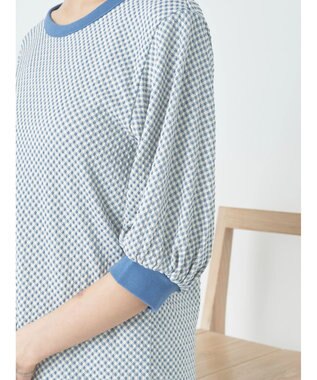 earth music&ecology ギンガムパフＴＥＥ Mint