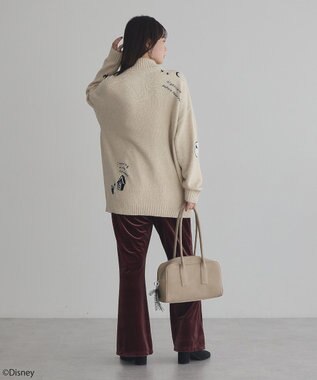 earth music&ecology ナイトメア／ダブルジップニットカーディガン Ecru