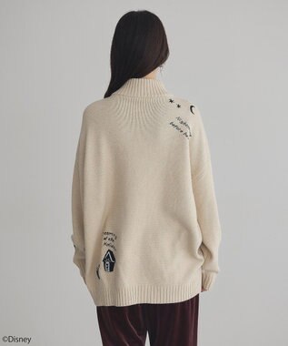 earth music&ecology ナイトメア／ダブルジップニットカーディガン Ecru