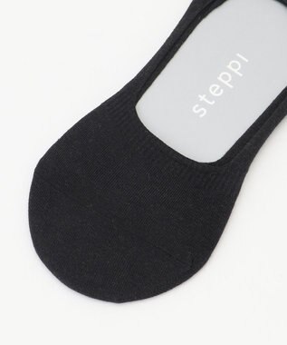 steppi 【抗菌防臭】スニーカーソックス ブラック系