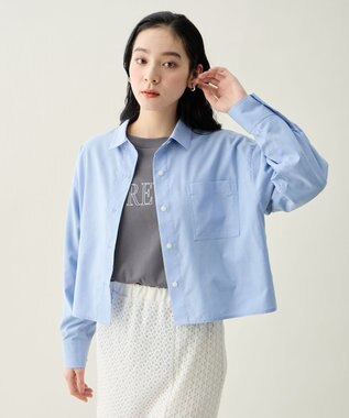 ANY L ANYクロップドシャツ