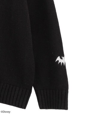 earth music&ecology ナイトメア／ダブルジップニットカーディガン Black