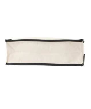 Maison de FLEUR フリルハンドル帆布キャリーオンバッグ Black