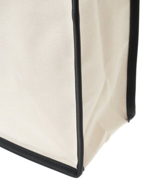 Maison de FLEUR フリルハンドル帆布キャリーオンバッグ Black