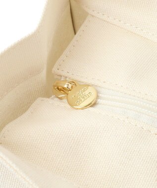 Maison de FLEUR フリルハンドル帆布キャリーオンバッグ Black