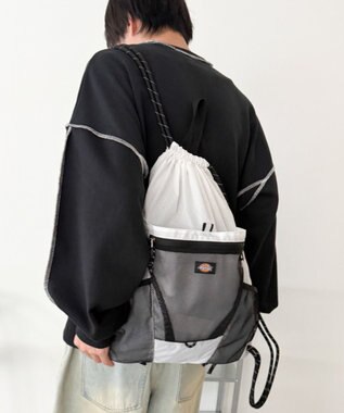 WEGO 【ユニセックス着用ITEM】別注Dickiesメッシュポケットナップサック