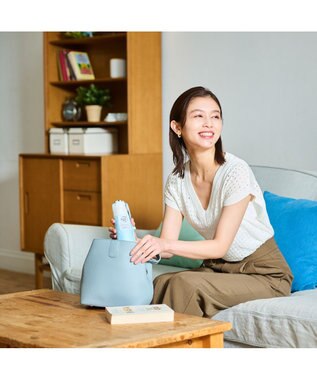 MOONBAT 【遮光100％/３秒で折りたためる日傘】晴雨兼用 折りたたみ傘 ウラワザ バイカラー ペールスカイ