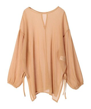 Green Parks 前後２Ｗａｙ　シフォンプリーツチュニック Beige