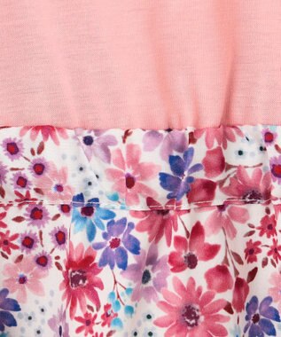 組曲 KIDS 【90-100㎝】サマーフラワー ワンピース ピンク