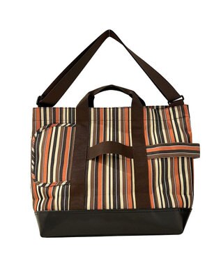 ROOTOTE 1368【撥水加工】SN.グランデ.2way.シェア-A 04：オレンジストライプ