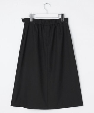 J.PRESS LADIES L 【洗える】CARREMAN 2WAY Aライン スカート ブラック系