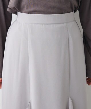 CRAFT STANDARD BOUTIQUE ラッフルロングスカート Gray