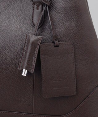 GOTAIRIKU 別注/日本製【PELLE MORBIDA×GOTAIRIKU】レザー トートバッグ ダークブラウン系