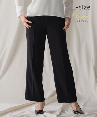 BEIGE， 【L-size】CINDY / ワイドパンツ Black
