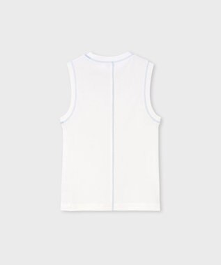 Paul Smith コントラストステッチ ノースリーブ ホワイト
