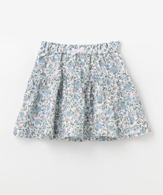 ANY KIDS 総柄スカパン グリーン系×フラワー