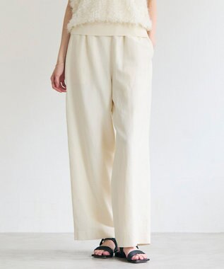  SPINEL / タックギャザー ワイドパンツ