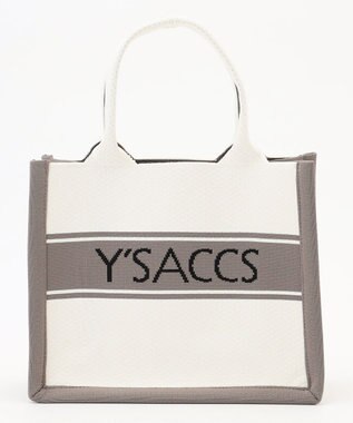 Y'SACCS ウォッシャブルニットトート mini アイボリー