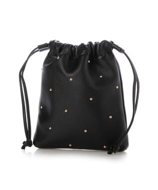 UNBILLION ペルケ perche / 牛革スタッズ・パラコード2wayドロストショルダー