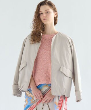 23区 【先行予約】ライトパディング ノーカラー アウター